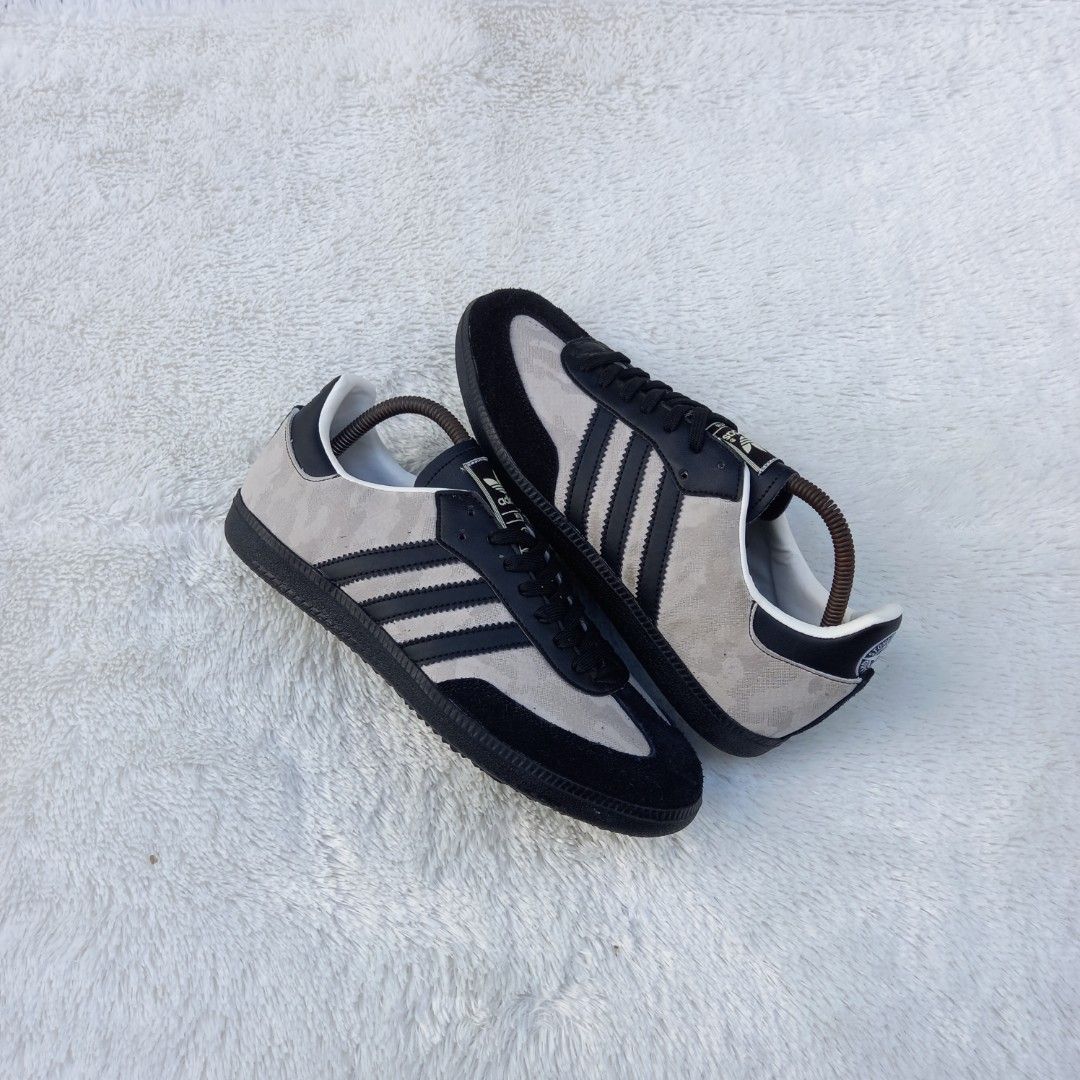 ADIDAS SAMBA X STONE ISLAND, Fesyen Pria, Sepatu Sneakers di
