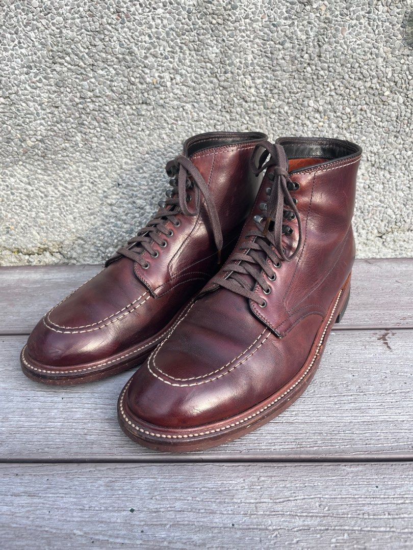 Alden Indy 403 Brown Chromexcel Moc Toe Boots Size 8.5D Men s Fashion Footwear Boots on Carousell