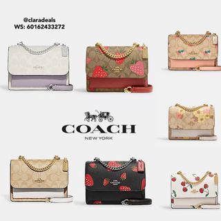COACH MINI SIERRA SATCHEL COACH F66932 CHALK LIGHT GOLD Luxury Bags Wallets on Carousell
