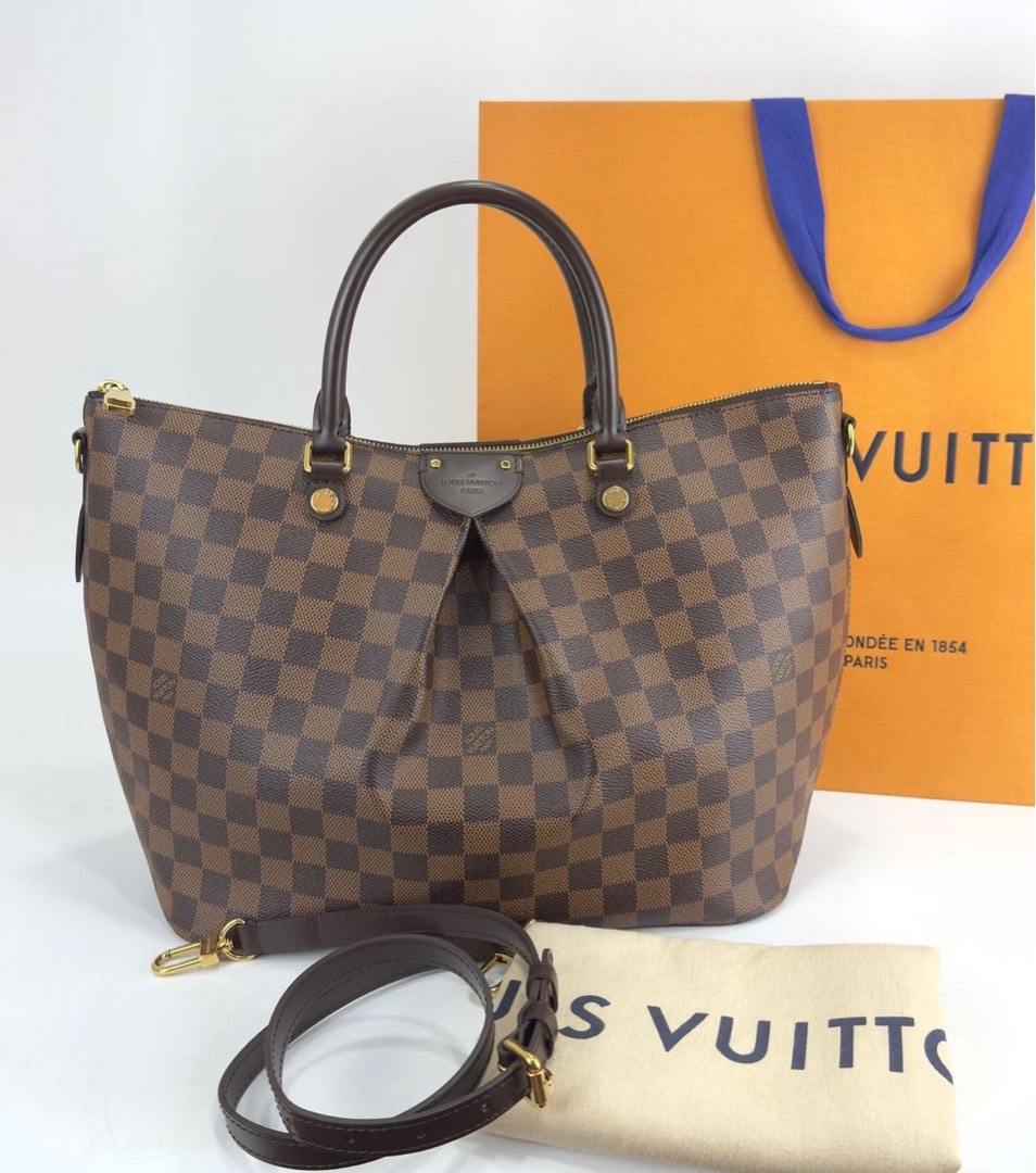 Authentic Louis Vuitton Siena MM Damier Ebene Luxury Bags Wallets on Carousell