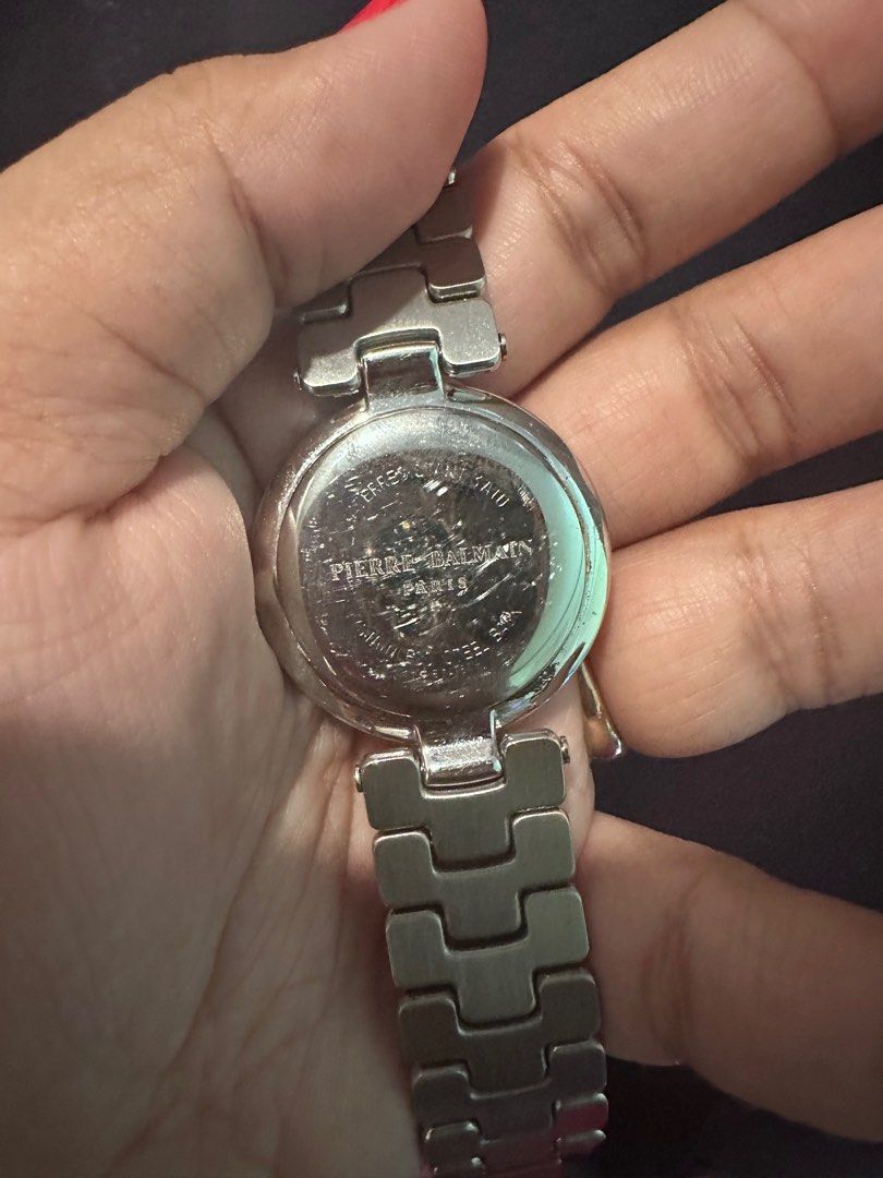 Authentic Pierre Balmain Watch (Category: Luxury Watches) located in Rizal. Submitted by SummerPeaCloset (Listing ID 1329887234, Image 3). Description: Authentic Pierre Balmain Watch Guaranteed authentic Price is negotiable Fits 15.5 cm wrist Watch only with provided box.