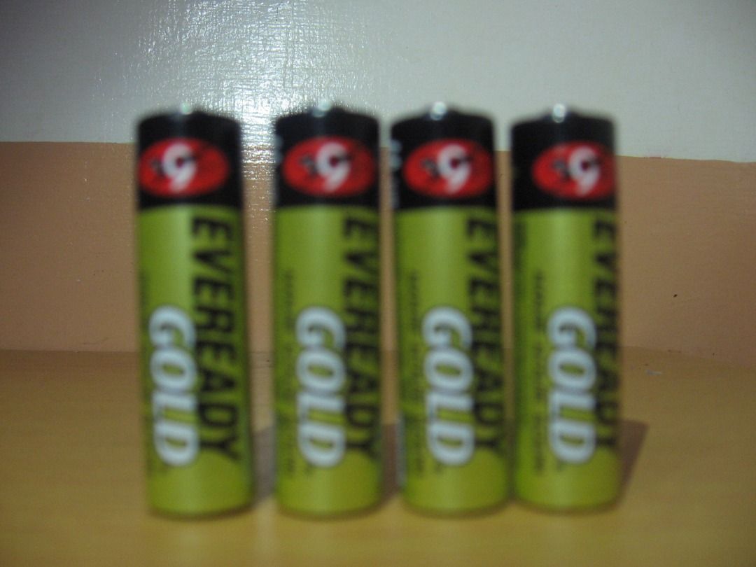 Batteries (Category: Batteries & Chargers) located in Caloocan City. Submitted by arzeldever16659 (Listing ID 1329951715, Image 3). Description: Used in Digital Camera before It can used in any devices Meet up in Binmaley, Pangasinan * Lasts Up to 4X Longer* * Ready to Use for up to 10 Years** * Zero Added Mercury, Cadmium and Lead (AA, AAA, C, D) * Quality Seal for Trusted Power (AA, AAA, C, D, 9V) * vs. EVEREADY Super Heavy Duty® in non-motoriz