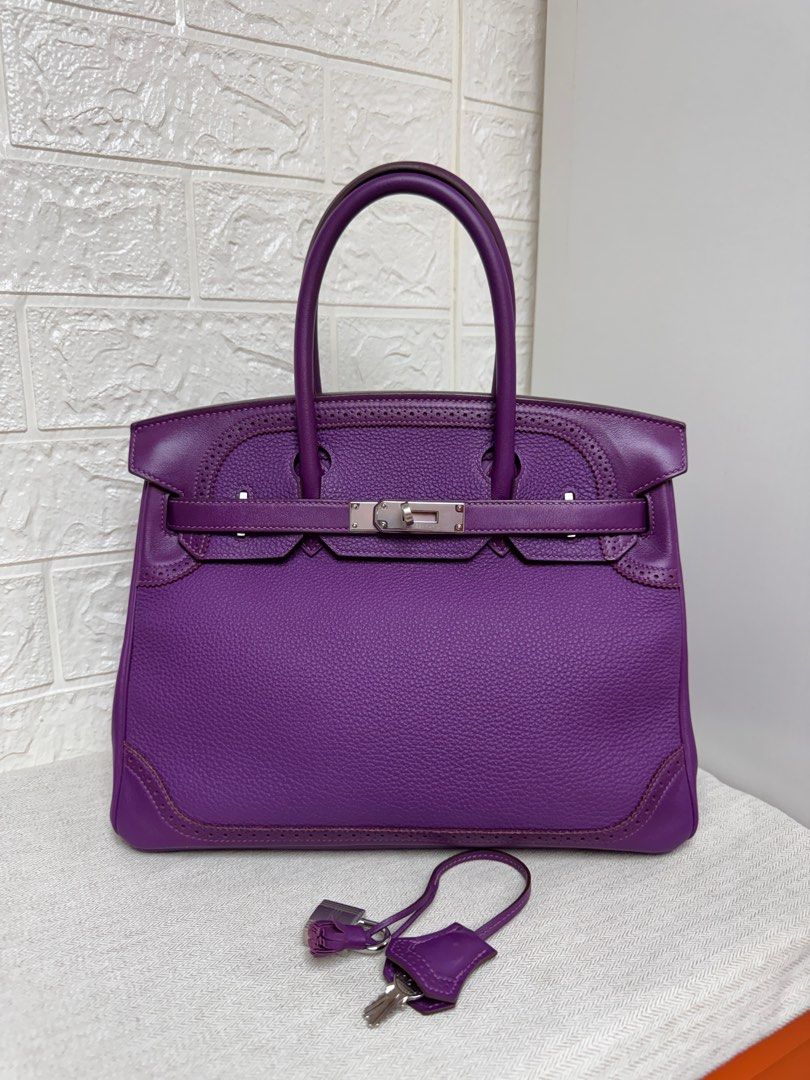 Birkin 30 ghillies Color P9 T stamp phw, 名牌, 手袋及銀包 Carousell