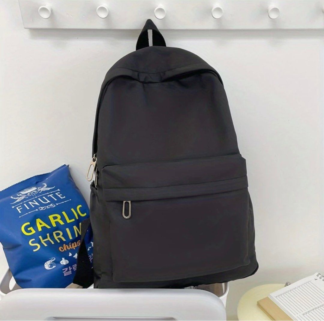 Black Basic Backpack (Category: Backpacks) located in Singapore. Submitted by moonzxc (Listing ID 1329984415, Image 1). Description: Brand new $8 mailed $9.35 on S, excluding mailing.