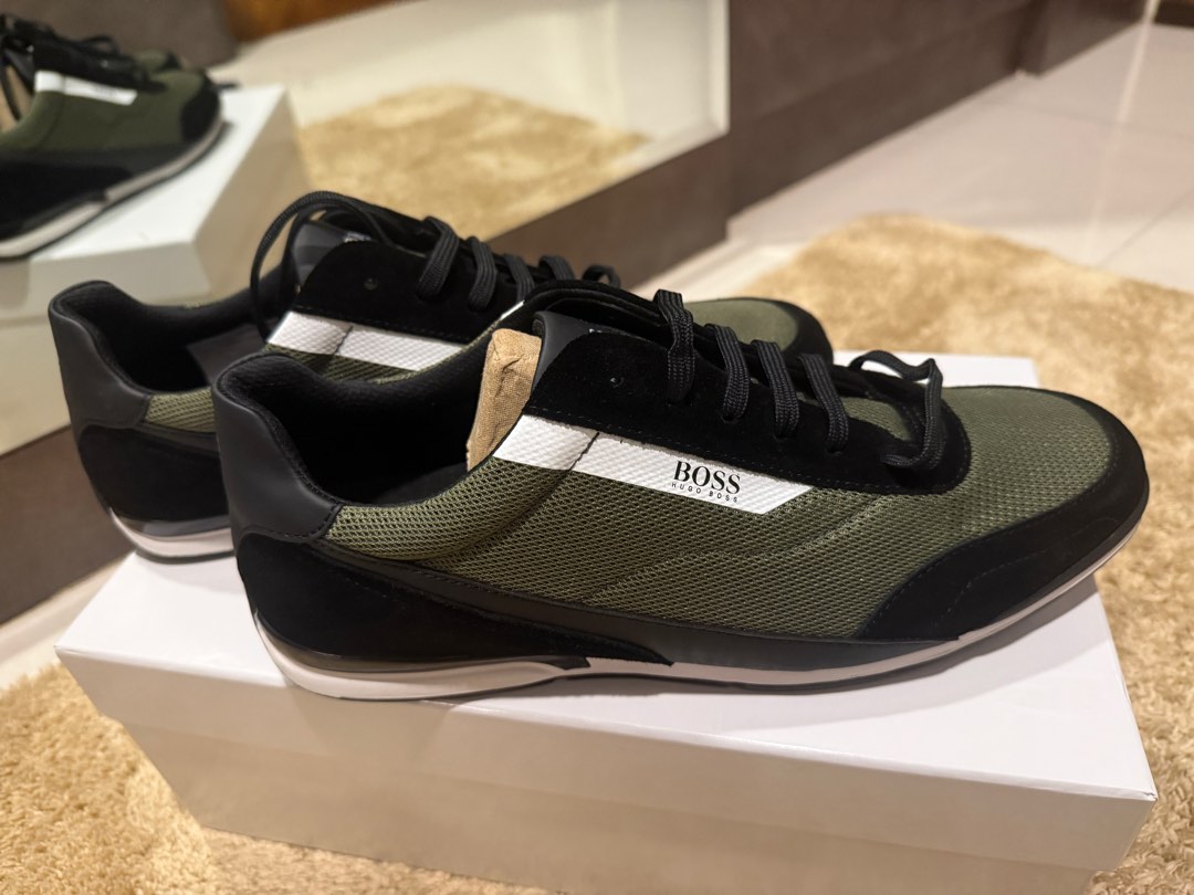 Price Nego US9 Authentic BOSS Hugo Boss Stylish Sneakers Men s Fashion Footwear Sneakers on Carousell