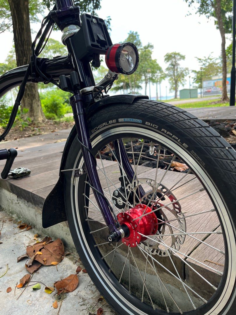 Brompton Disc Brakes and SON dynamo Sports Equipment Bicycles Parts Bicycles on Carousell