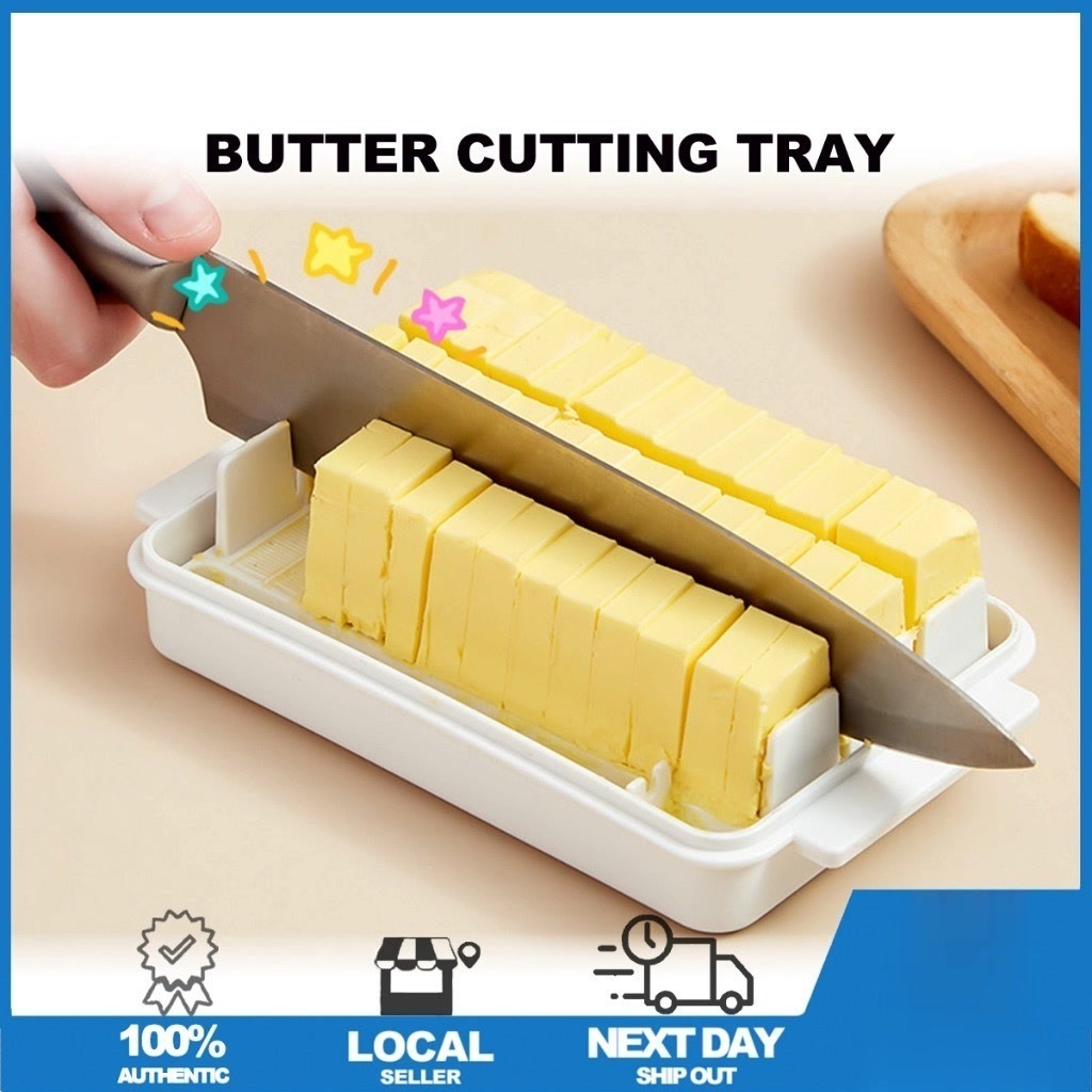 Butter Cutting Tray/ Butter Cutter Container with Lid/ Japanese ...