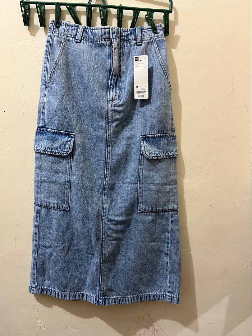 Cargo Skirt GU XS Women s Fashion Bottoms Skirts on Carousell