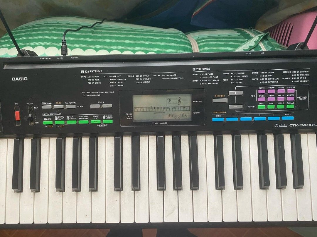 Casio CTK 3400SK Keyboard with Stand Hobbies Toys Music Media Musical Instruments on Carousell