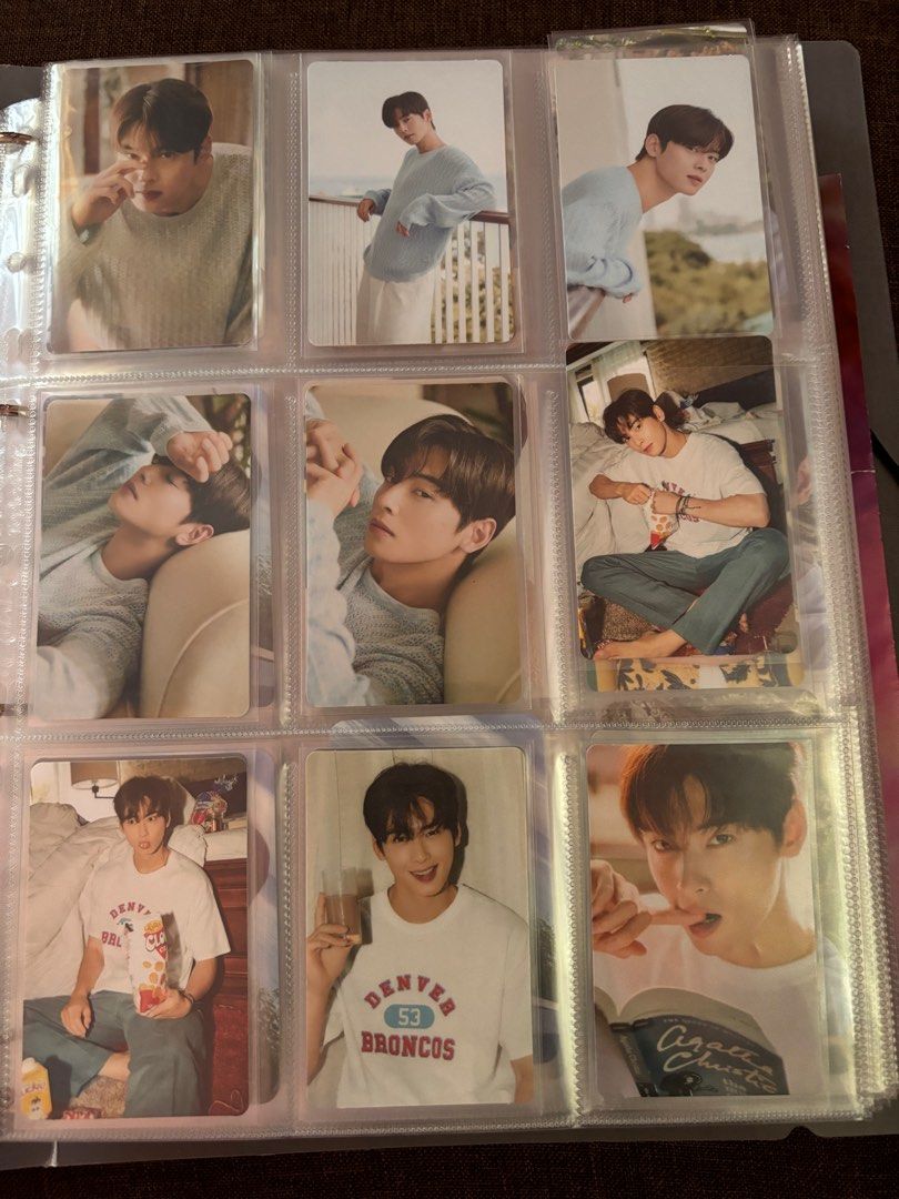 COMPELTE SET CHA EUN WOO CEBU PHOTOBOOK TRADING CARDS (COMPLETE SET) (Category: K-Wave Merchandise) located in Bacolor. Submitted by fangirlscorner (Listing ID 1329964156, Image 3). Description: 40 pcs trading cards from 2022 Cebu Photobook. Can ship to different address but will only transact with one person. .