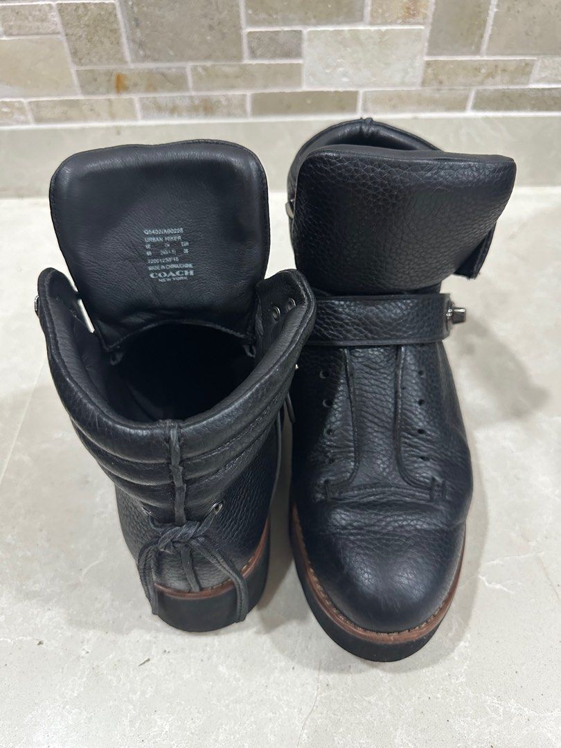 Coach Black Winter Boots Women s Fashion Footwear Boots on Carousell