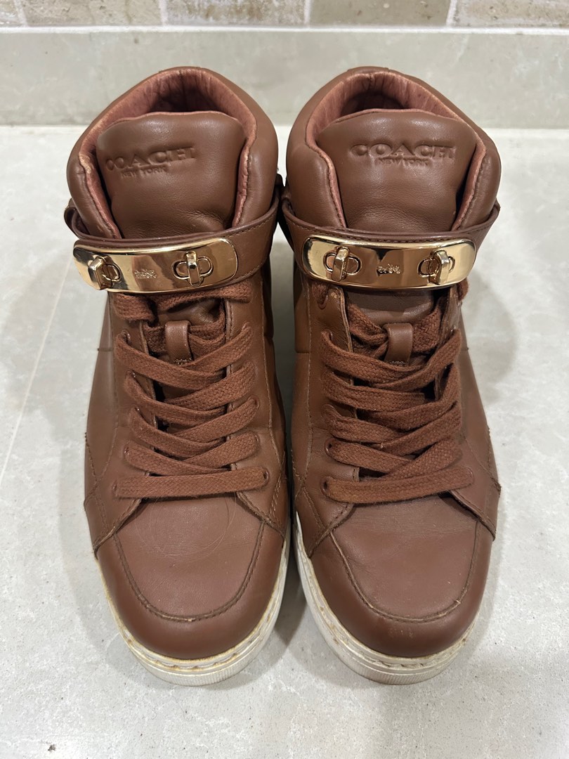 Coach Boots Sneakers Eur 37 Luxury Sneakers Footwear on Carousell