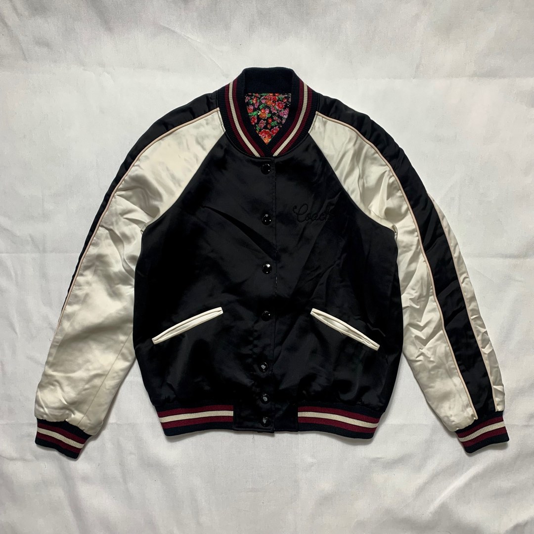 Coach reversible varsity jacket hotsell