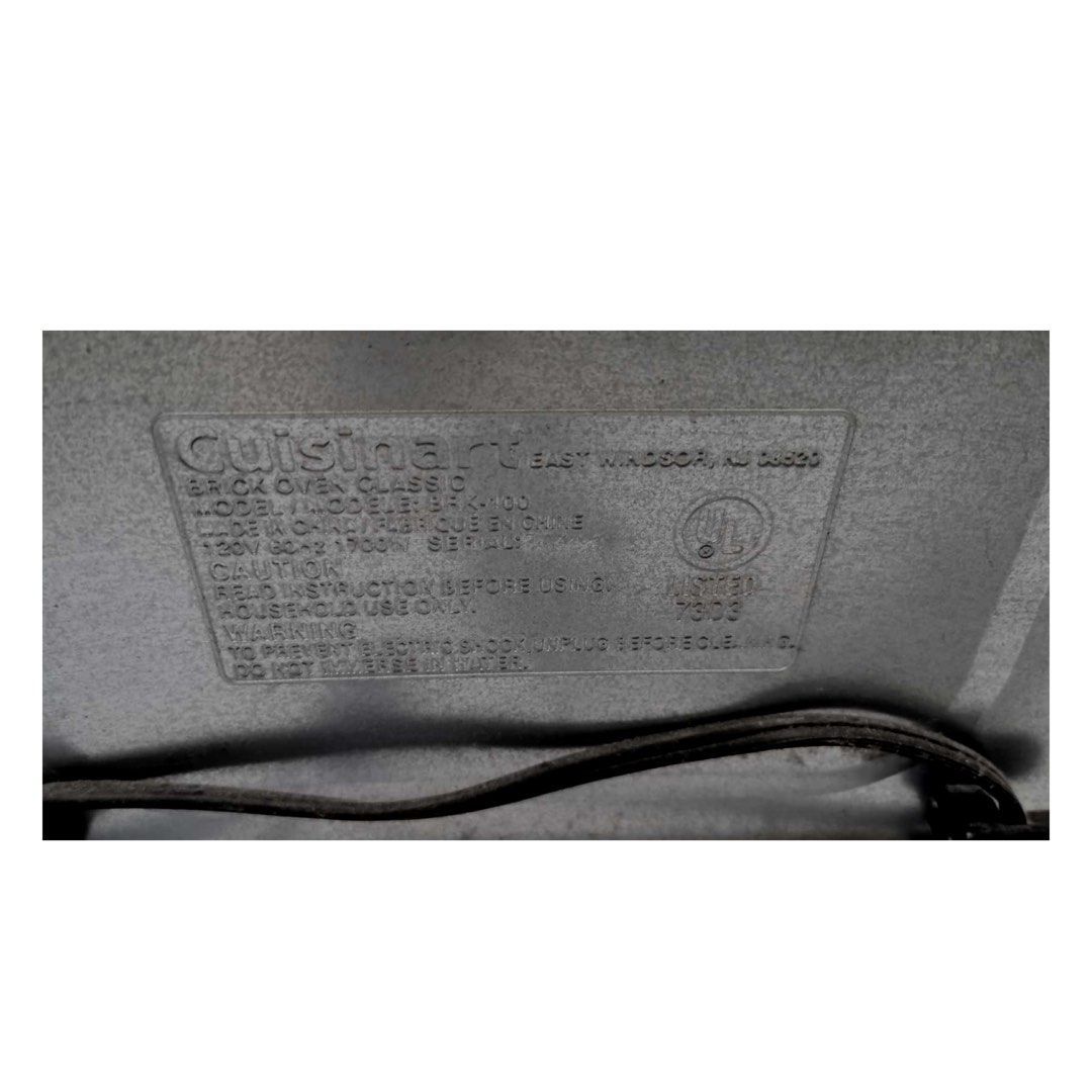 Cuisinart Brick Oven (Category: Other Kitchen Appliances) located in Manila. Submitted by sam.dxluttxr (Listing ID 1329981598, Image 3). Description: about product - bought from usa - 110v - barely used - nastock lang sa kitchen - has minor flaws (see rust stains on the outer part) - details of the oven sa 3rd photo - negotiable for sure buyers rfs: need funds, decluttering shipping: same day delivery (lalamove/grab).