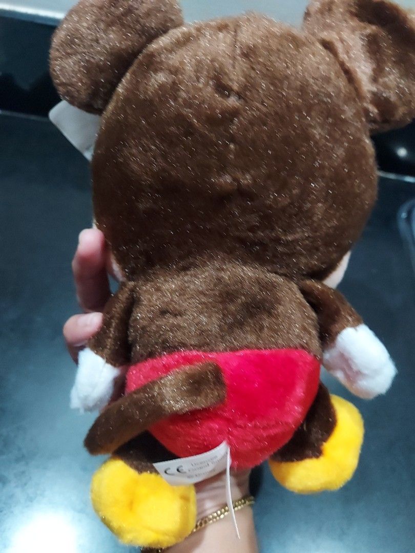 Disney Mickey Mouse Stuff Toy (Category: Plushies & Soft Toys) located in Batangas. Submitted by ms.d_preloveditems (Listing ID 1329902446, Image 2). Description: height-8" length-5".