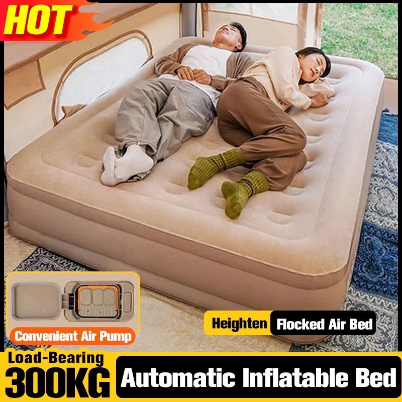 Automatic air bed top