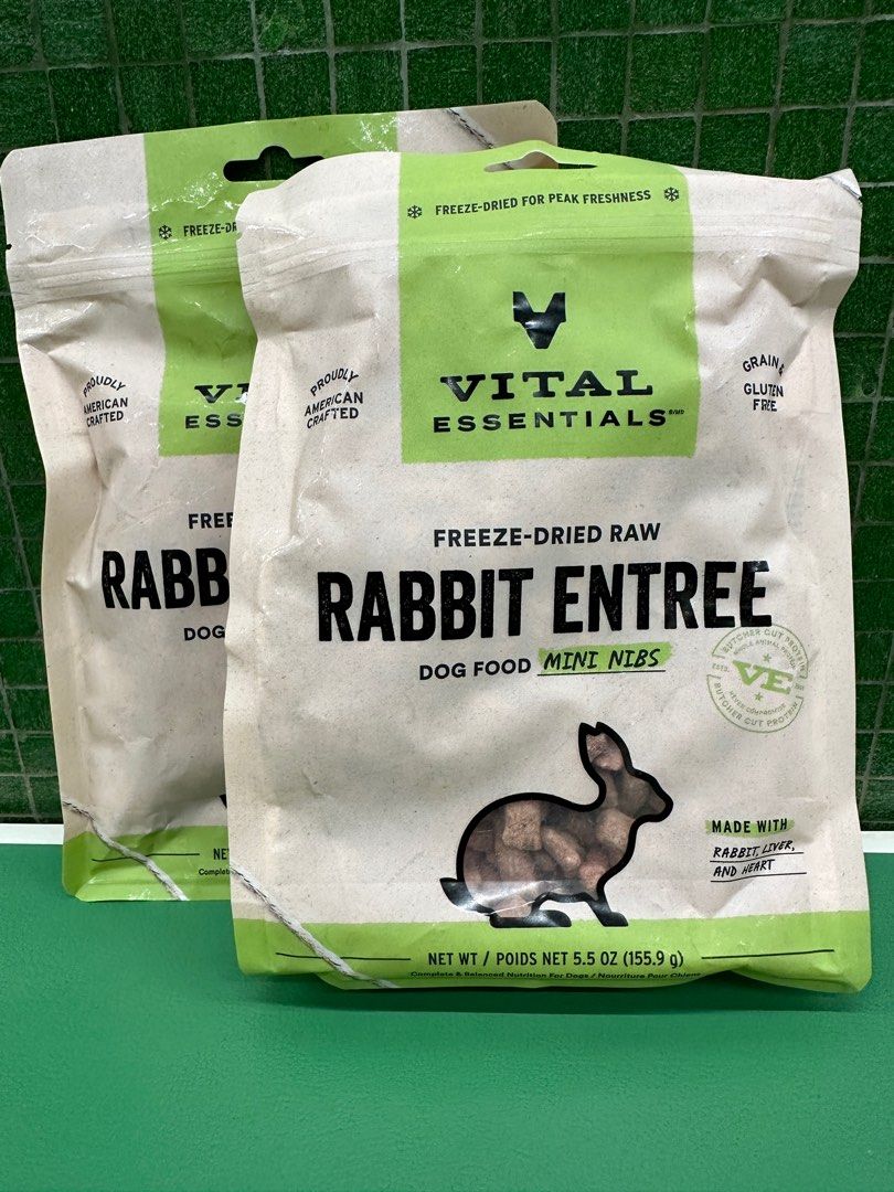 exp 30 Mar 2025 Vital ESSENTIALS rabbit entree 5.5oz 155.9g Carousell