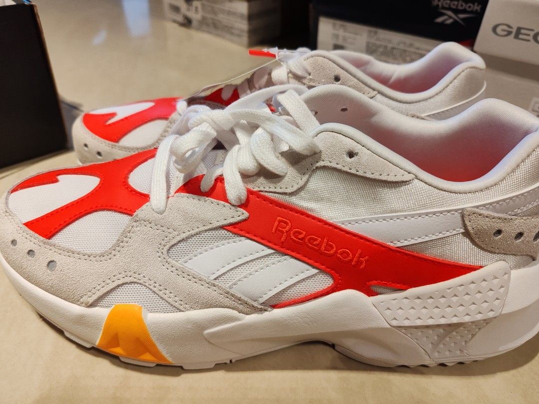 Gigi Hadid x Reebok Aztrek Double 93 Red DV5386 Men s Fashion Footwear Sneakers on Carousell