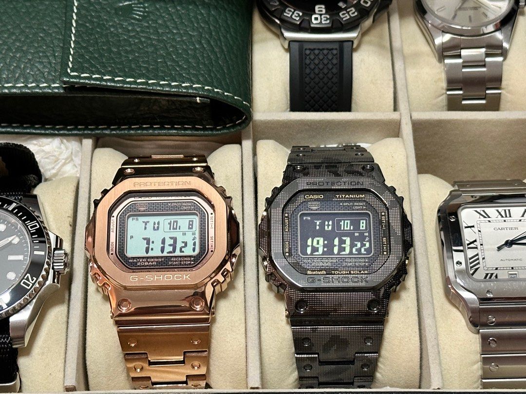 GMW B5000TCM 1DR titanium and GMW 5000GD 4DR