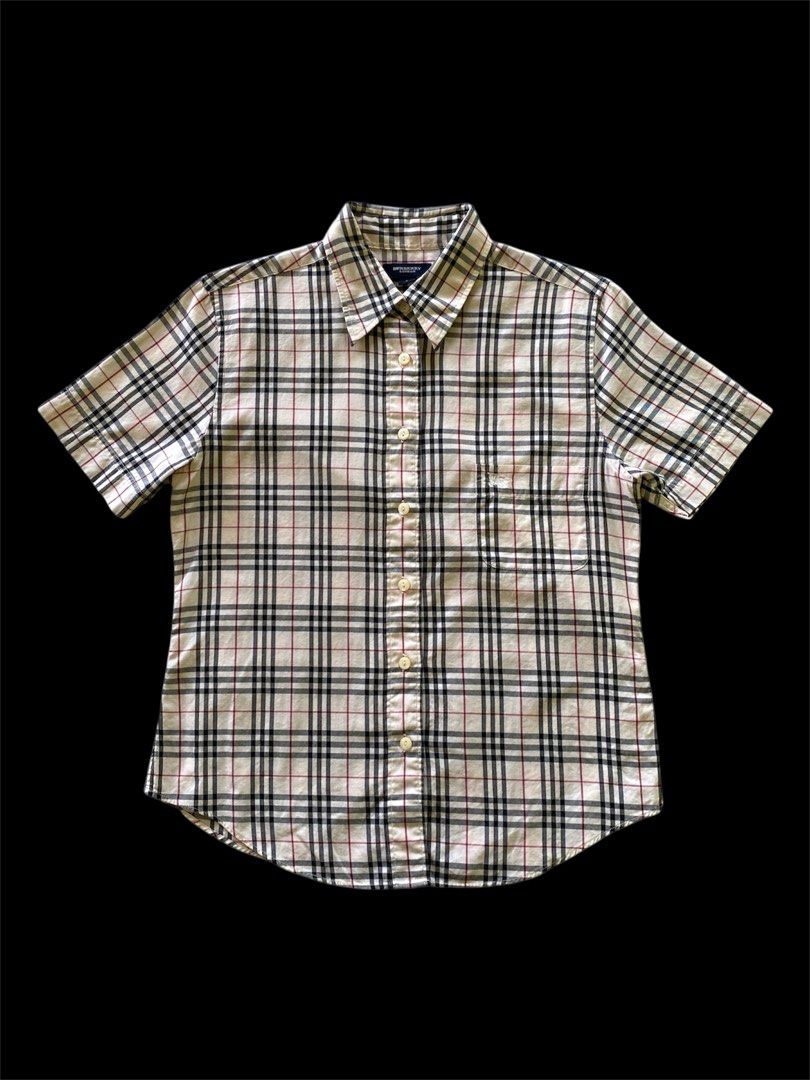 Fake burberry nova check shirt 2025
