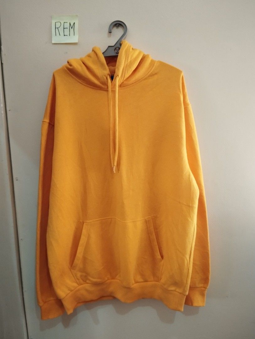 H M Golden Yellow Pullover Hoodie