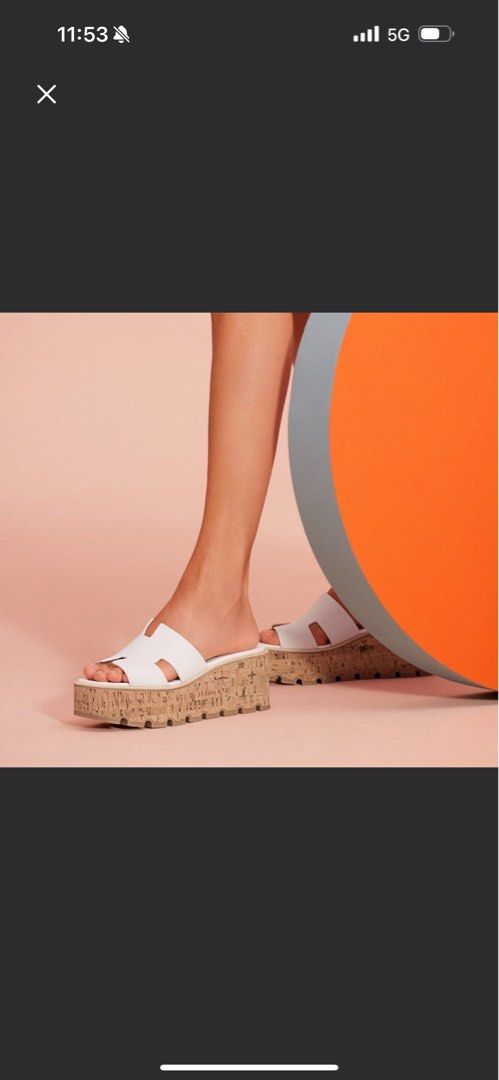 HERMES エズ 38 ホワイト