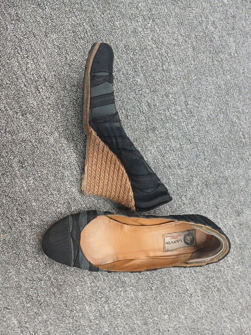 Lanvin Espadrilles EU37 made in Spain Women s Fashion Footwear Wedges on Carousell