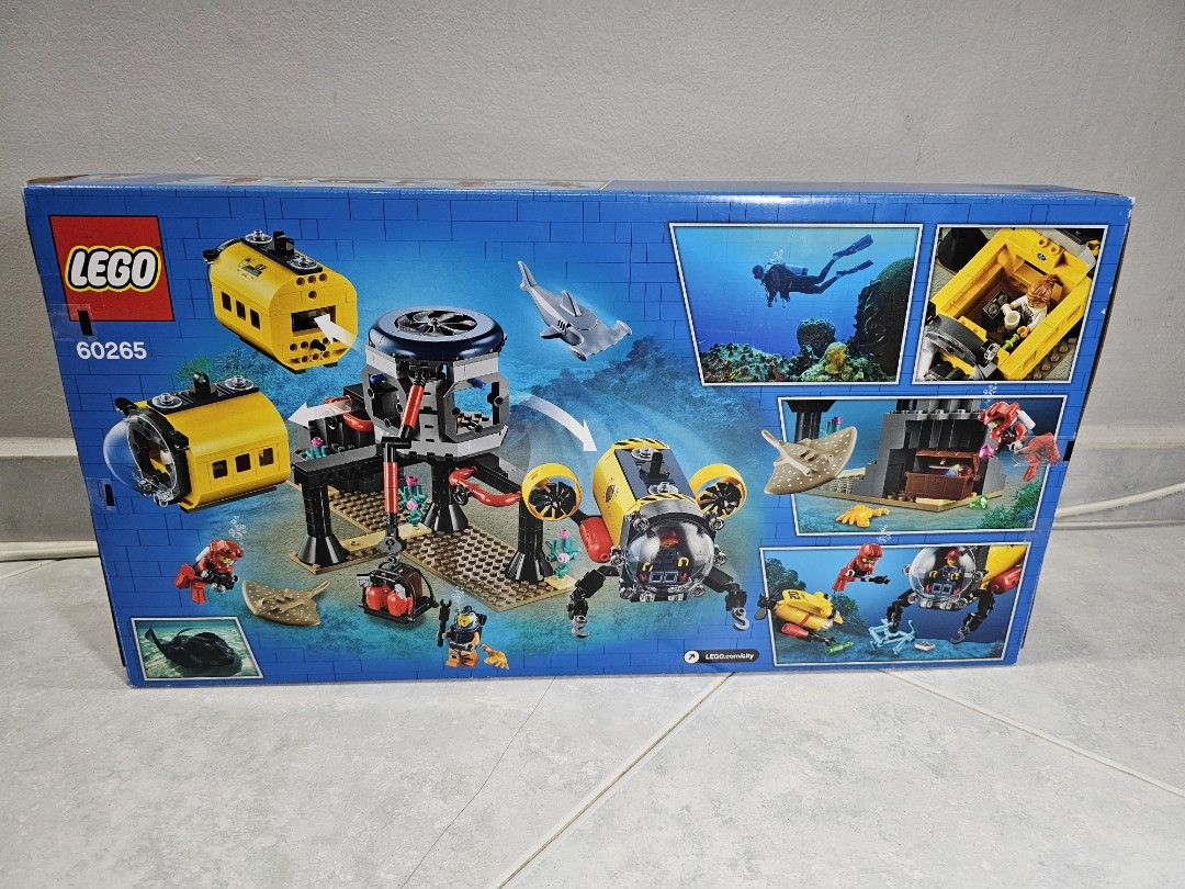 LEGO City 60265 Ocean Exploration Base Building Kit Hobbies Toys Toys Games on Carousell