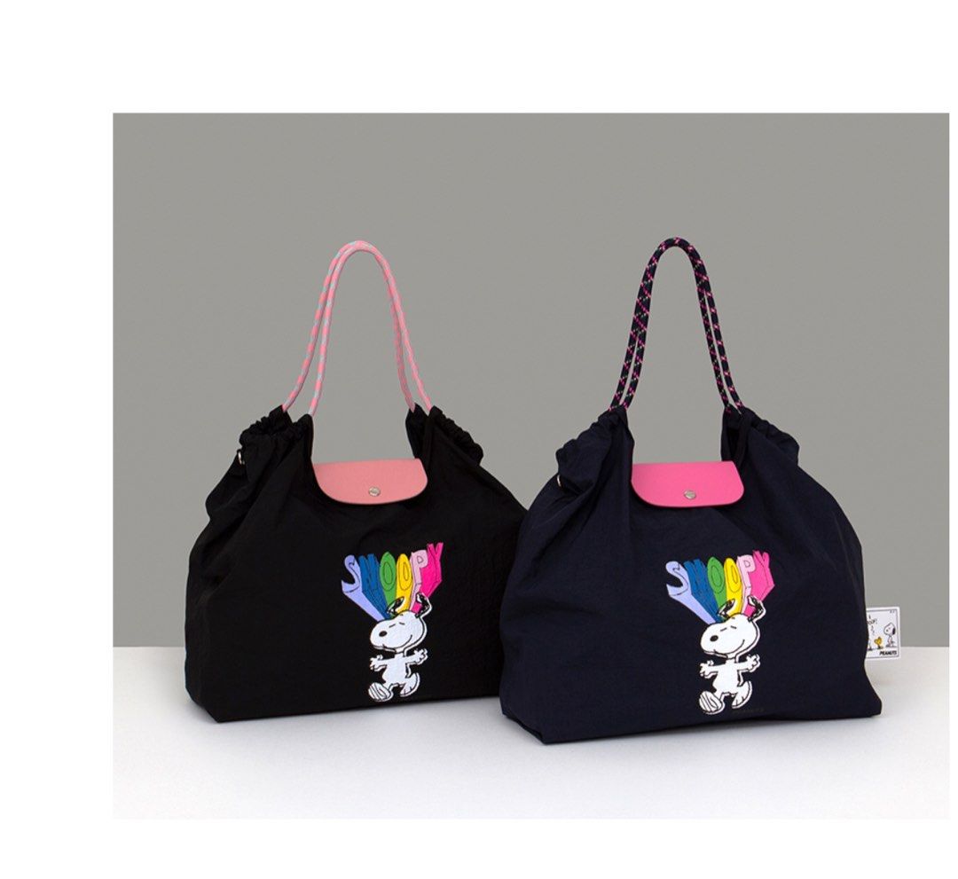 🇰🇷韓國Le-Junev x Snoopy Shoulder & Cross Bag 兩用袋, 女裝