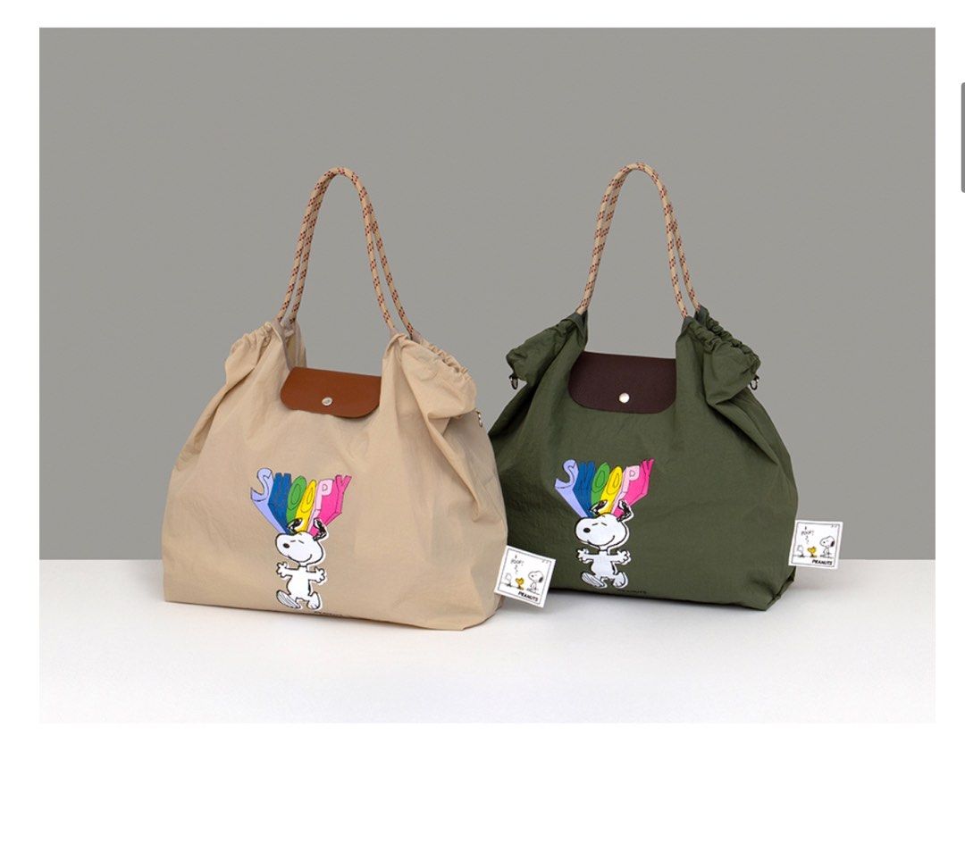 🇰🇷韓國Le-Junev x Snoopy Shoulder & Cross Bag 兩用袋, 女裝