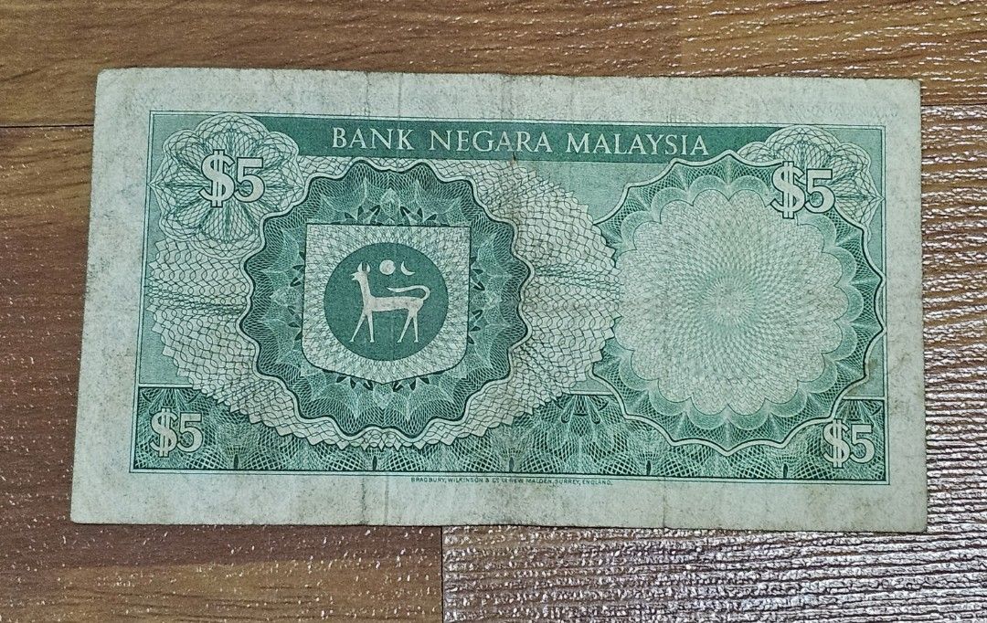 Lima Ringgit old Malaysia Note (Category: Currency) located in Singapore. Submitted by nobius.raw (Listing ID 1329939921, Image 2). Description: Only one piece available. Meet to deal..