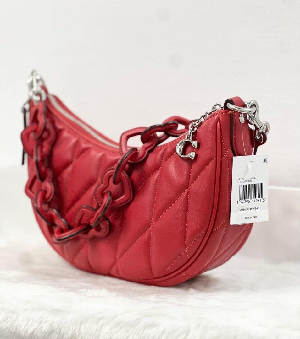 Limited edition coach mira bag (Category: Shoulder Bags) located in Bulacan. Submitted by bagify (Listing ID 1329892277, Image 1). Description: Limited Edition Coach Mira with Heart Strap ♥️ Retail Bag 💯 original On hand ready to ship Open for layaway.