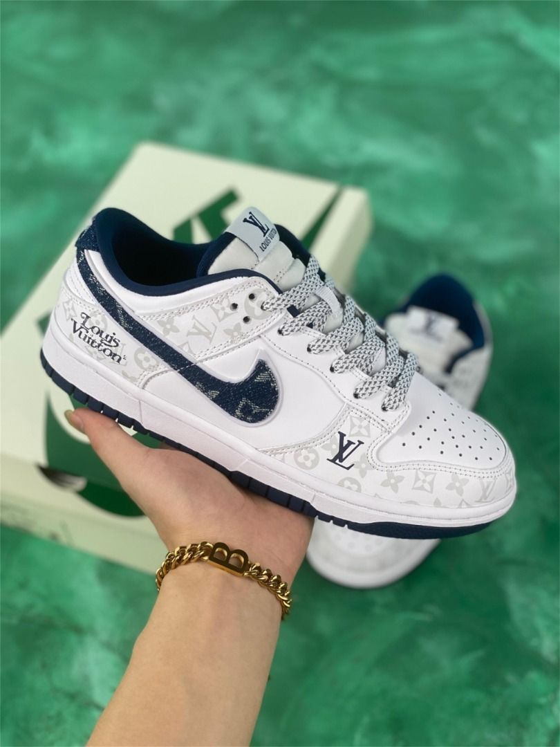 Louis Vuitton x Nike SB Dunk Low Blue Night Elf