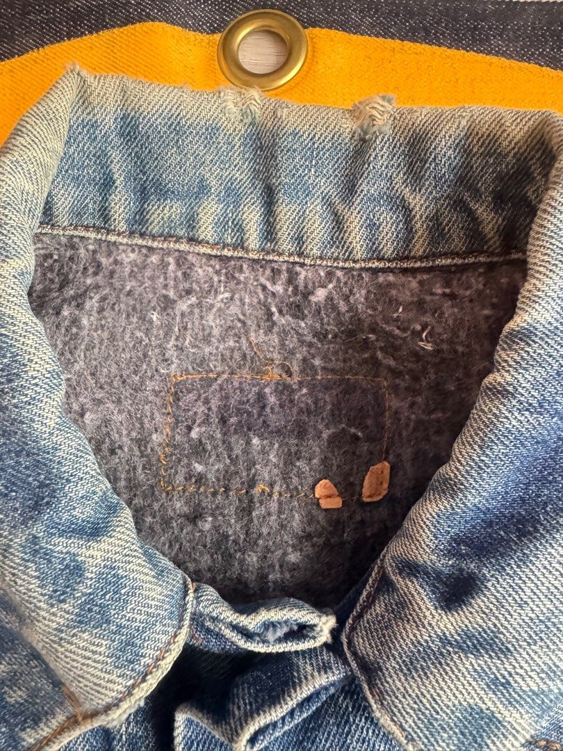 Made in USA 🇺🇸 1970’s Levi’s 70505 Flannel Lined Denim Trucker Jacket牛仔