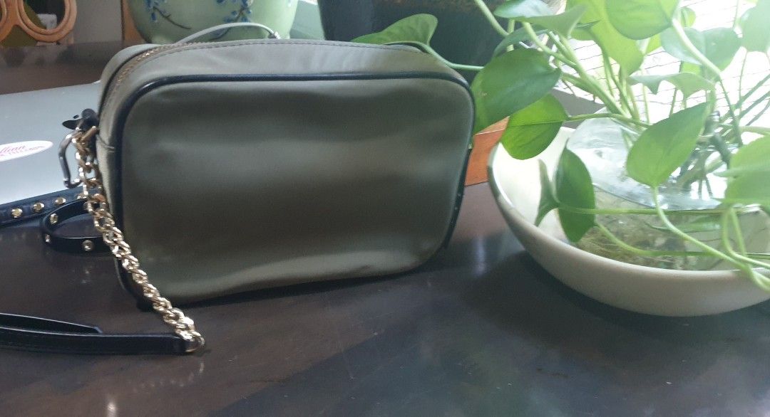 Michael kors leila nylon camera bag top