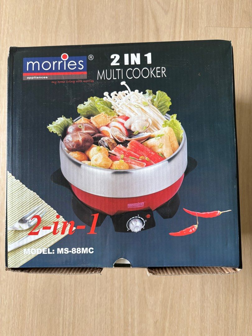 Morries 2 in 1 multi cooker clearance