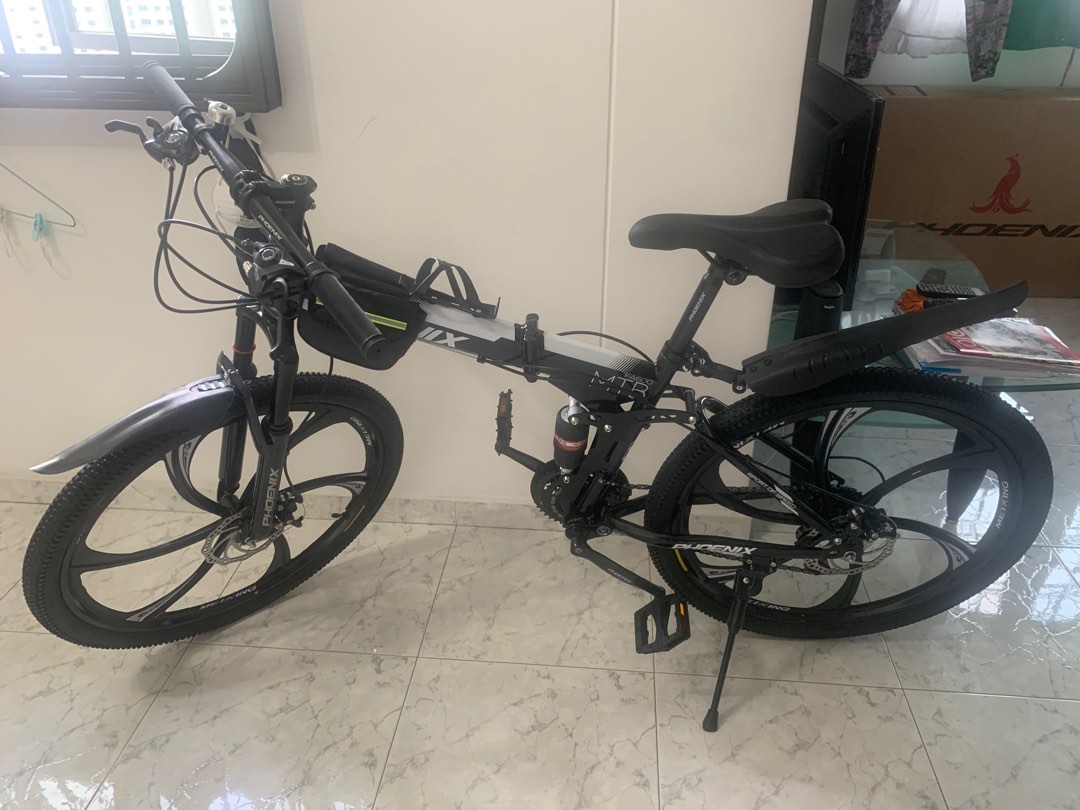 26 inch bike folding hot sale