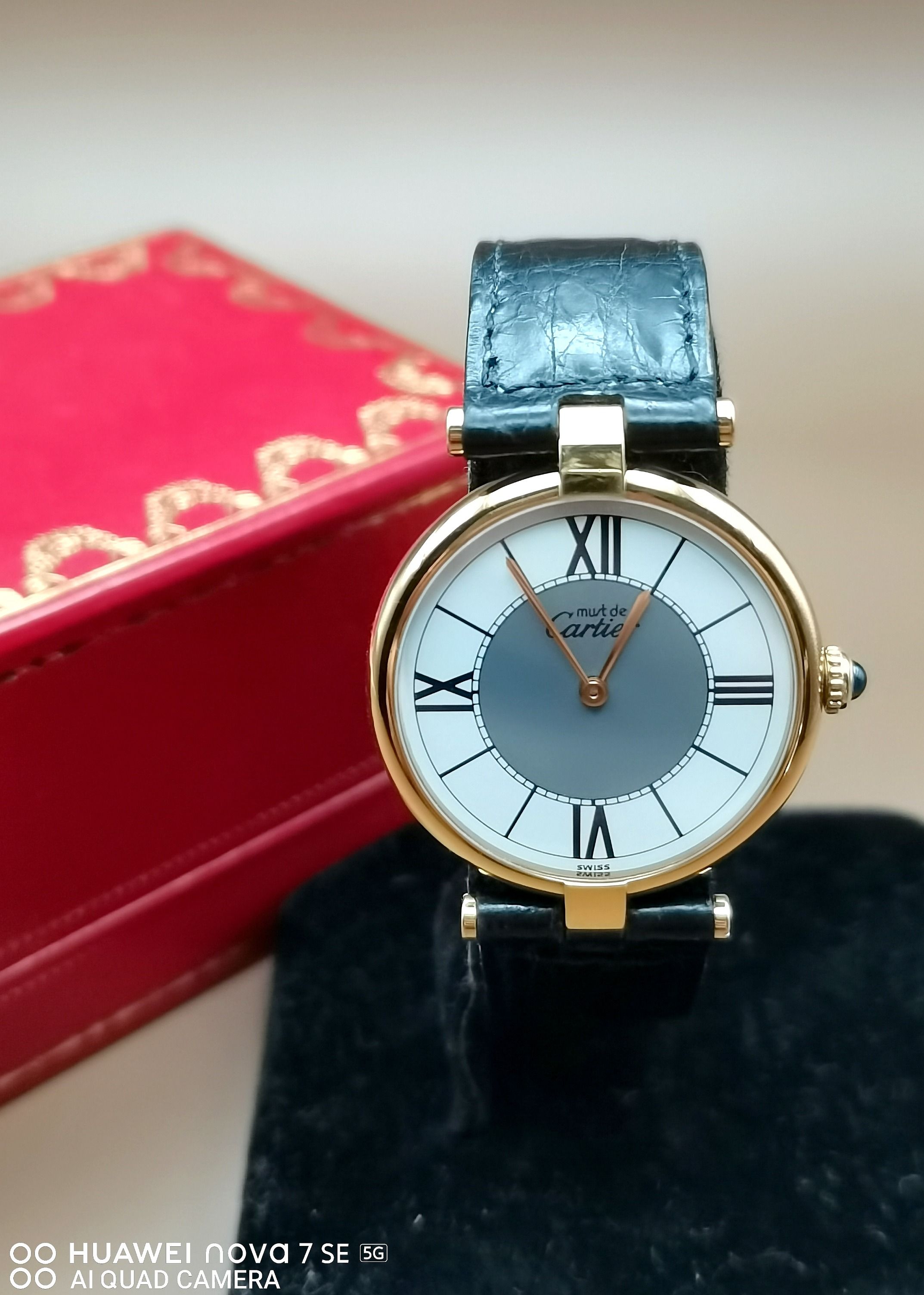 Sterling Silver Must De Cartier Vermeil Argent 925 Cartier Tank