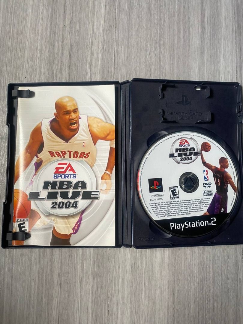 NBA Live 2004 (Sony Playstation 2, 2003) (Category: PlayStation) located in Mabalacat. Submitted by mattytooturnt (Listing ID 1329958104, Image 2). Description: Scratches Untested NBA Live 2003 is the 2002 installment of the NBA Live video games series. The cover features Jason Kidd as a member of the New Jersey Nets. The game was developed by EA Canada and released on October 8, 2002 for the PlayStation, PlayStation 2, Xbox, and GameCube console