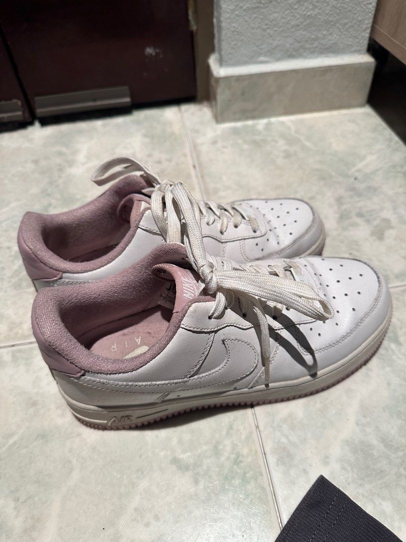 Nike air force 1 trainers white white iced lilac top