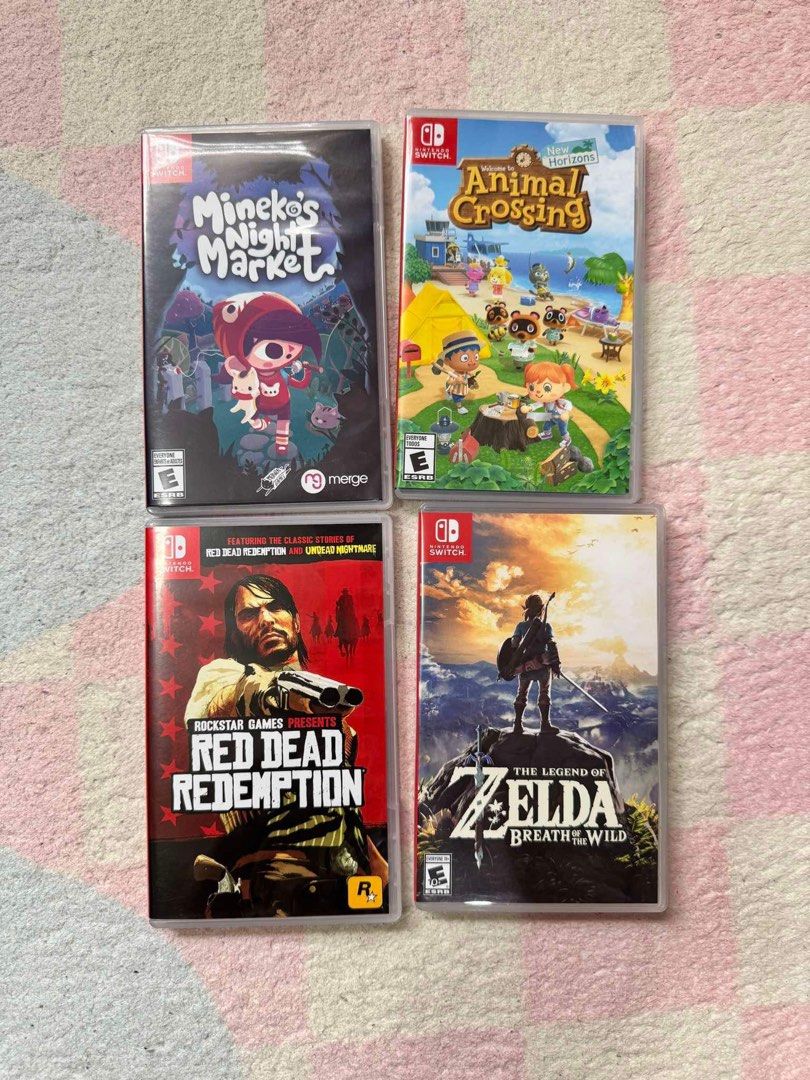Nintendo Switch Games Crash Bandicoot Zelda Mineko Mario, Video Gaming