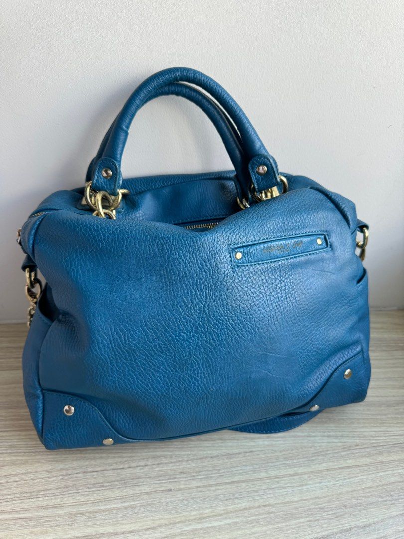 Olivia and Joy Blue Faux leather bag Women s Fashion Bags Wallets Shoulder Bags on Carousell