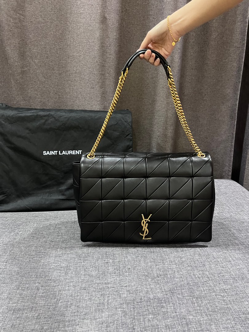 JAMIE 4.3 SMALL BAG 25 IN BLACK LAMBSKIN GOLD HARDWARE