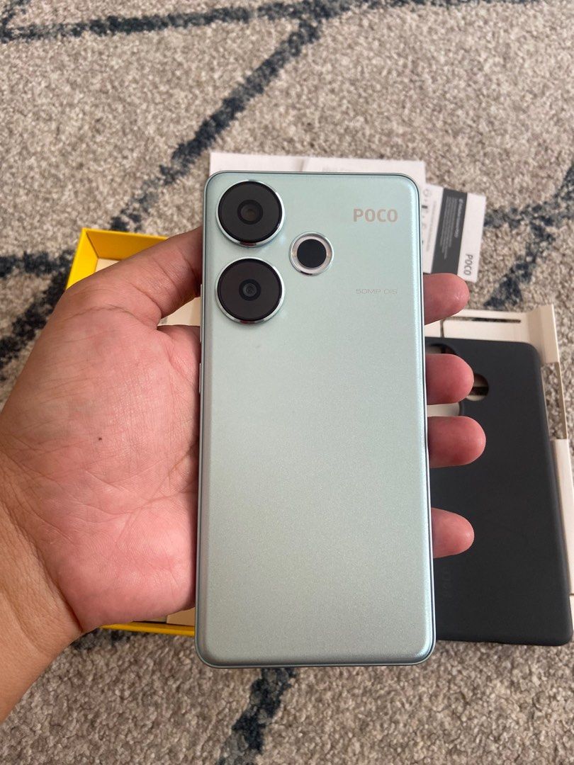 POCO F6 グリーン 12GB RAM 512GB ROM スマートフォンPOCO-F6