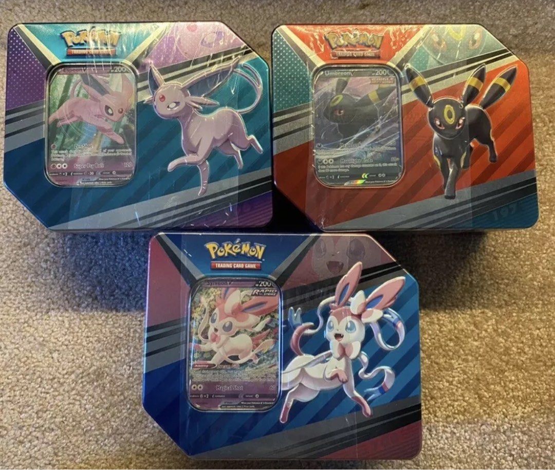 pokémon trading card game: heroes tin - espeon Amazon.com: Pokémon TCG: V Heroes Tin Espeon (1 Foil Card & 4 Booster  Packs),Single,Multicolor : Toys & Games main image 0