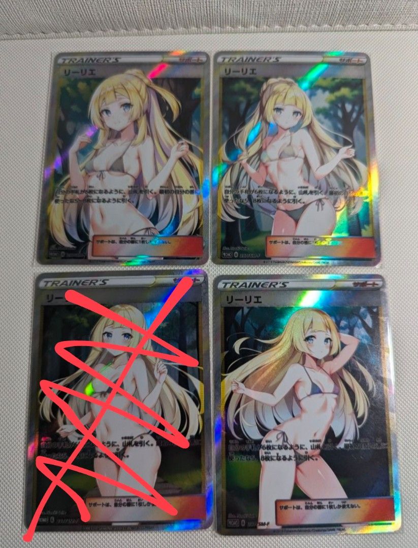 bikini pokemon card IRIS Trainer Custom Art Anime Collectible bikini pokemon card Skyla Full