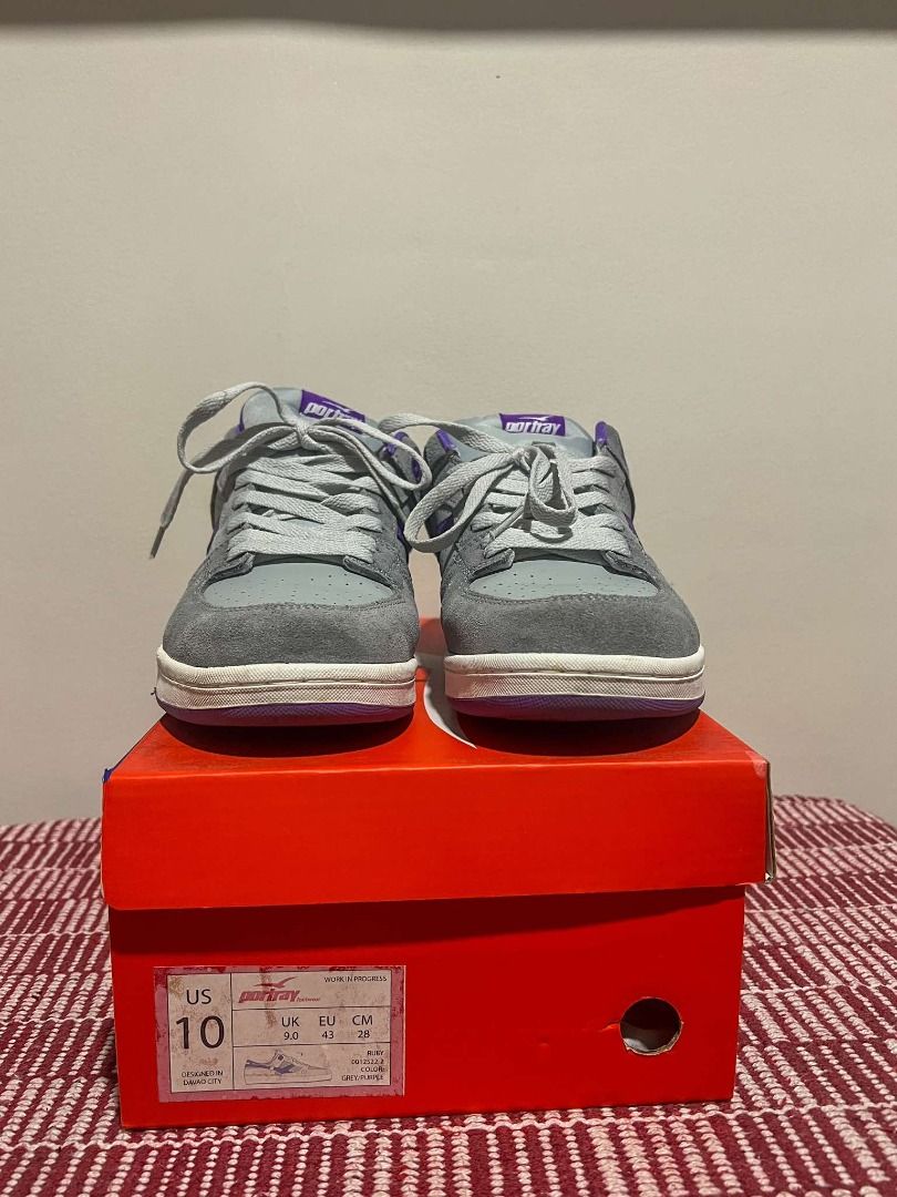 Portray Ruby Gray Deadstock (Category: Casual Shoes) located in General Trias. Submitted by tweakyohead (Listing ID 1329926748, Image 3). Description: Package Includes: Portray Ruby Purple/Gray Deadstock, Size 10 Condition: - Gently used, in good condition - Worn only a few times - Deadstock Reason for Selling: Decluttering Additional shipping charges apply (available through Grab, Lalamove, J&T, JRS, or LBC)..