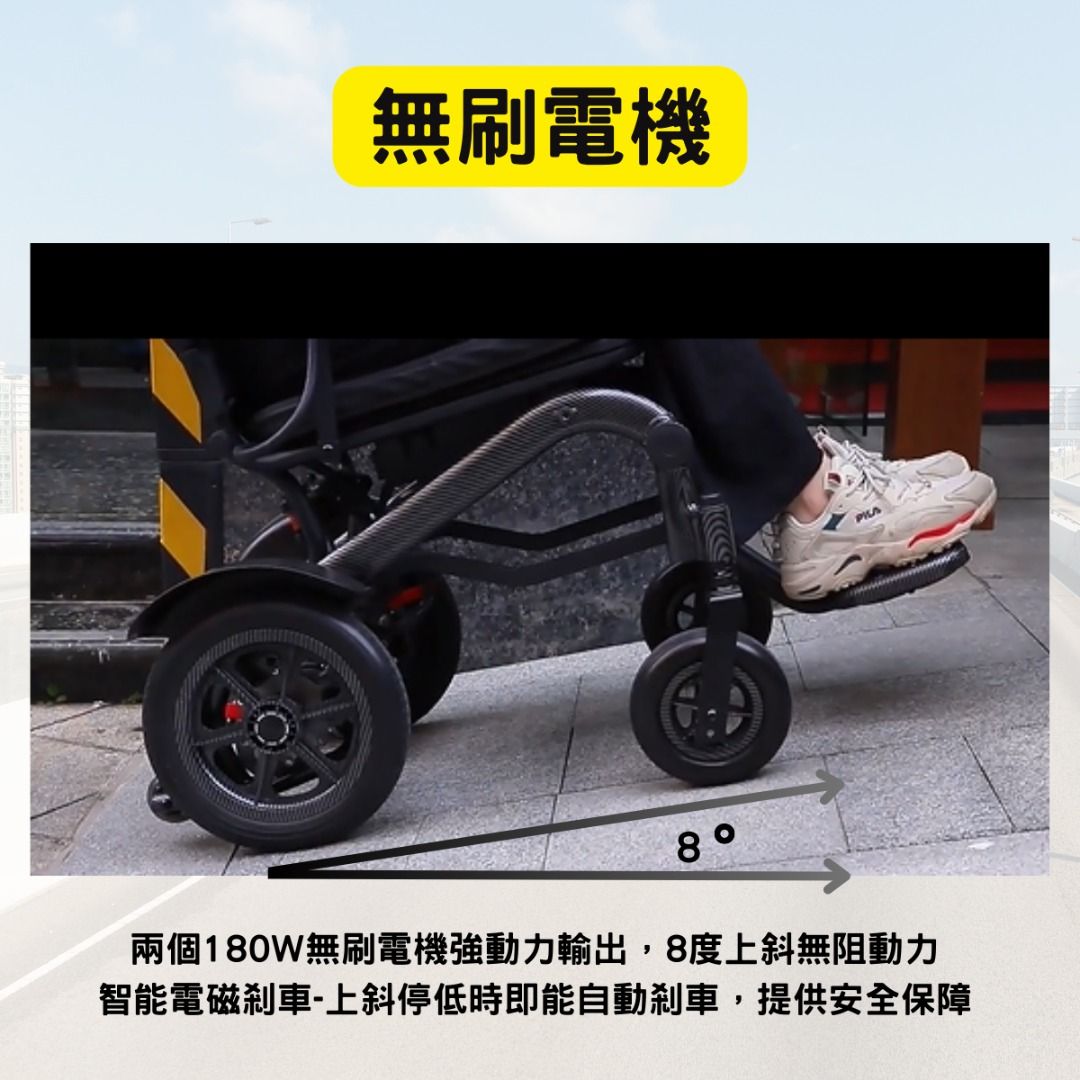 Power Wheel LT 超輕量電動輪椅(16KG, 高續行鋰電池), 健康及營養食用品, 醫療用品和工具- Carousell