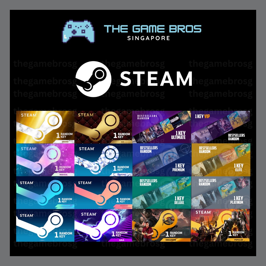 ⭐Random Steam Game Keys Codes PC | Grand | Magical | AAA