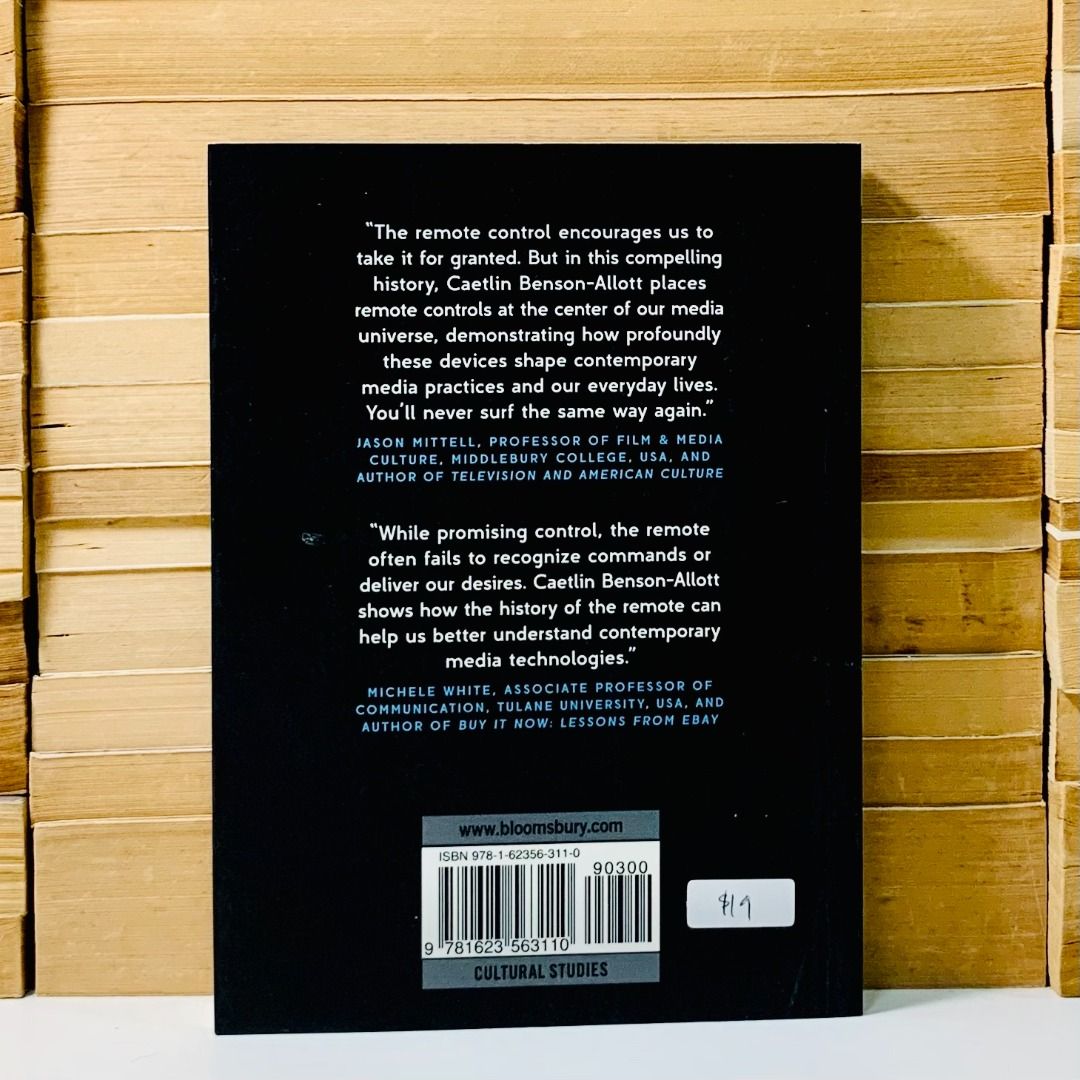 REMOTE CONTROL by Caetlin Benson-Allott (Bloomsbury Object Lessons ...
